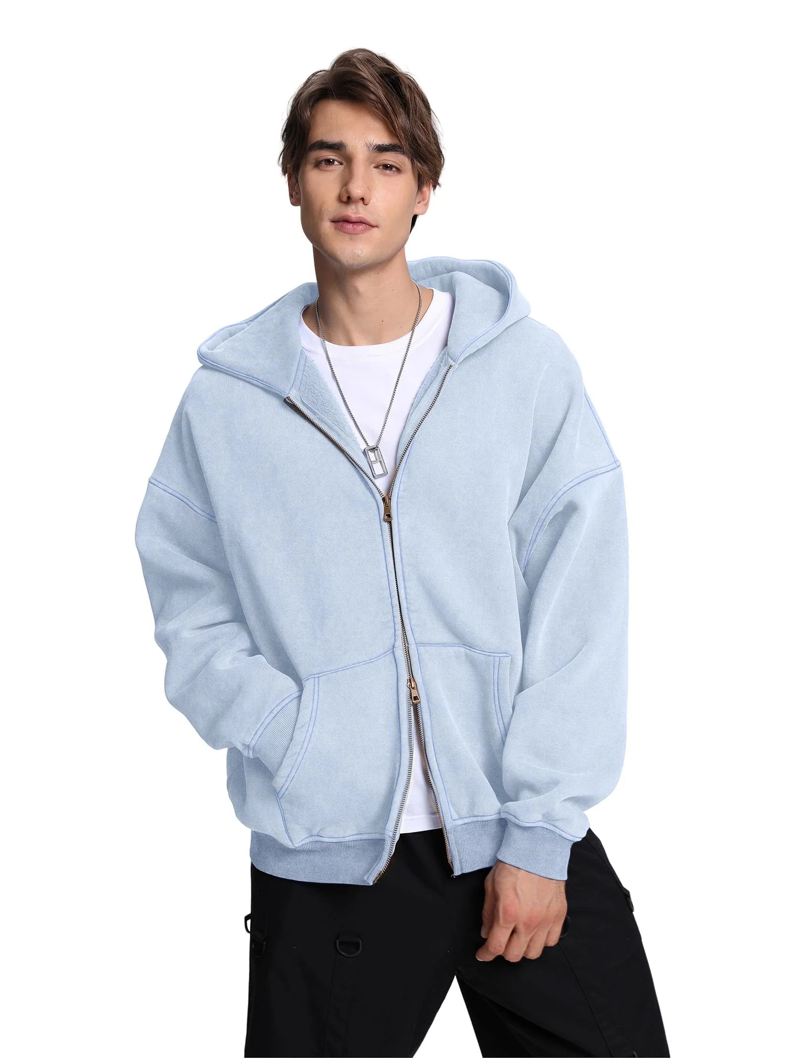 Oversize Core Zip Hoodie