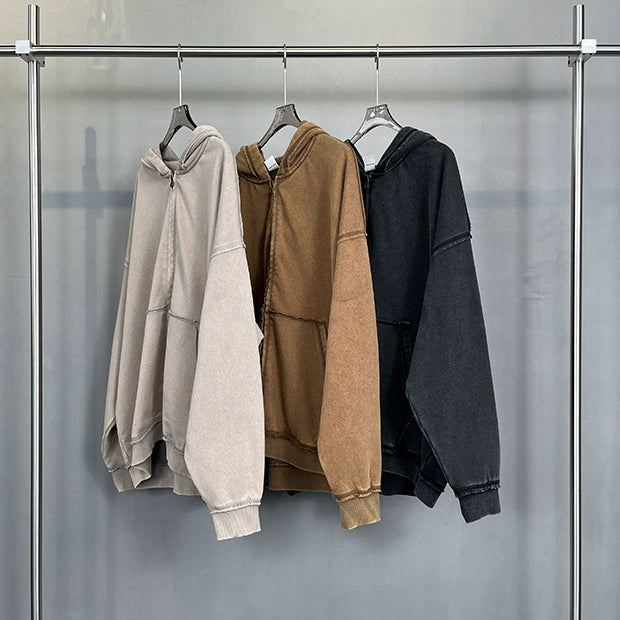 Oversize Core Zip Hoodie