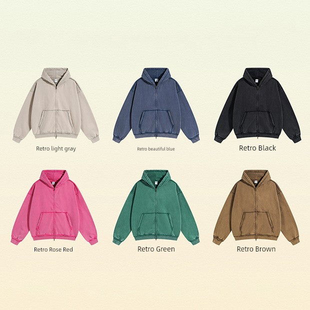 Oversize Core Zip Hoodie